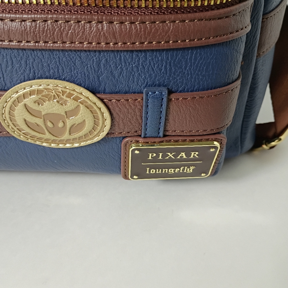 PIXAR loungfly  Disney Woody-Inspired Mini Backpack - Yellow, Blue, Brown - Picture 2 of 12
